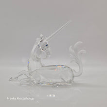 Lade das Bild in den Galerie-Viewer, SWAROVSKI SCS Jahresfigur 1996 Das Einhorn mit Sockel 191727 oU mF