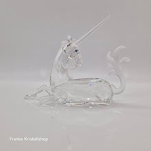 Lade das Bild in den Galerie-Viewer, SWAROVSKI SCS Jahresfigur 1996 Das Einhorn mit Sockel 191727 oU mF
