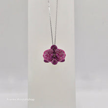 Lade das Bild in den Galerie-Viewer, SWAROVSKI SCS Idyllia Halskette Blume, Rosa, Rhodiniert 5680910