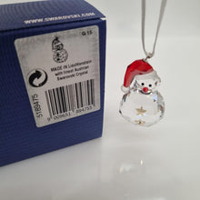 Lade das Bild in den Galerie-Viewer, SWAROVSKI Schaukelnder Schneemann Ornament 5189475
