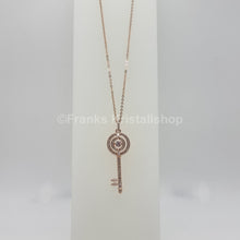 Lade das Bild in den Galerie-Viewer, SWAROVSKI Schlüssel Halskette Sparkling Dance Rosévergoldet 5469120