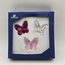 Lade das Bild in den Galerie-Viewer, SWAROVSKI Schmetterlinge 3er Set Klein Rot 955428