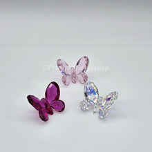 Lade das Bild in den Galerie-Viewer, SWAROVSKI Schmetterlinge 3er Set Klein Rot 955428
