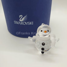 Lade das Bild in den Galerie-Viewer, SWAROVSKI Schneemann mit Schneekristallen 250229