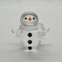 Lade das Bild in den Galerie-Viewer, SWAROVSKI Schneemann mit Schneekristallen 250229