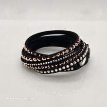 Lade das Bild in den Galerie-Viewer, SWAROVSKI Slake Deluxe Armband Schwarz Roségold 5524011