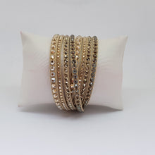 Lade das Bild in den Galerie-Viewer, SWAROVSKI Slake Deluxe Armband Beige Gold 5037392