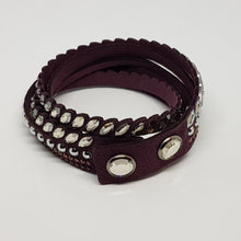 Lade das Bild in den Galerie-Viewer, SWAROVSKI Slake Pulse Armband Bordeaux 5241516