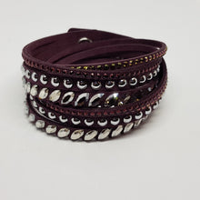 Lade das Bild in den Galerie-Viewer, SWAROVSKI Slake Pulse Armband Bordeaux 5241516
