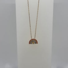 Lade das Bild in den Galerie-Viewer, SWAROVSKI Sparkling Dance Rainbow Halskette, Goldlegierungsschicht 5521756