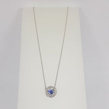 Lade das Bild in den Galerie-Viewer, SWAROVSKI Sparkling Dance Schmuck Set Blau Kette + Armband Rhodiniert 5506386 oU