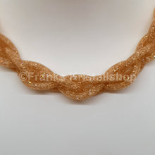 Lade das Bild in den Galerie-Viewer, SWAROVSKI Stardust Halskette Geflochten Gold 5239020