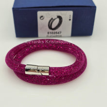 Lade das Bild in den Galerie-Viewer, SWAROVSKI Stardust Armband Double Größe S Fuchsia 5102547