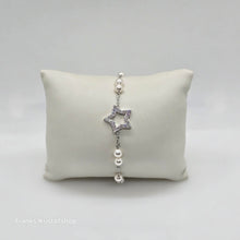 Lade das Bild in den Galerie-Viewer, SWAROVSKI Stella Armband Pavé Stern Weiß, Rhodiniert 5645385