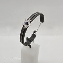Lade das Bild in den Galerie-Viewer, SWAROVSKI Stella Armband Stern Blau, Rhodiniert 5639187