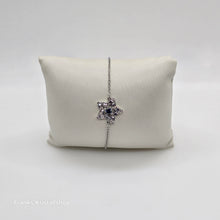 Lade das Bild in den Galerie-Viewer, SWAROVSKI Stella Armband Stern Blau, Rhodiniert 5639187