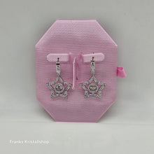 Lade das Bild in den Galerie-Viewer, SWAROVSKI Stella Drop-Ohrhänger Stern, Weiß, Rhodiniert 5617767