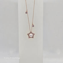 Lade das Bild in den Galerie-Viewer, SWAROVSKI Stella Stern Halskette Weiß, Roségold-Legierungsschicht 5645382