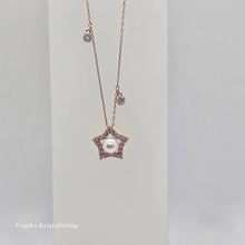 Lade das Bild in den Galerie-Viewer, SWAROVSKI Stella Stern Halskette Weiß, Roségold-Legierungsschicht 5645382
