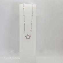 Lade das Bild in den Galerie-Viewer, SWAROVSKI Stella Stern Halskette Weiß, Rhodiniert 5645379