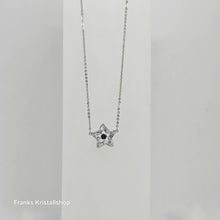 Lade das Bild in den Galerie-Viewer, SWAROVSKI Stella Halskette Stern, Blau, Rhodiniert 5639186