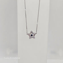 Lade das Bild in den Galerie-Viewer, SWAROVSKI Stella Halskette Stern, Blau, Rhodiniert 5648999