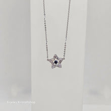 Lade das Bild in den Galerie-Viewer, SWAROVSKI Stella Halskette Stern, Blau, Rhodiniert 5639186