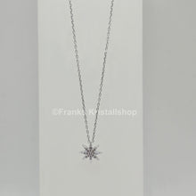 Lade das Bild in den Galerie-Viewer, SWAROVSKI Stern Schmuckset Kette und Ohrringe, Rhodiniert 5253054 oU