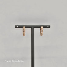 Lade das Bild in den Galerie-Viewer, SWAROVSKI Stone Kreolen Weiß, Roségold-Legierungsschicht 5446008