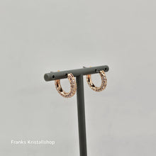 Lade das Bild in den Galerie-Viewer, SWAROVSKI Stone Kreolen Weiß, Roségold-Legierungsschicht 5446008