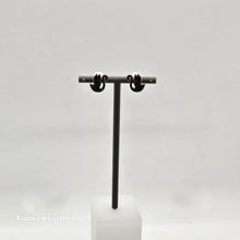 Lade das Bild in den Galerie-Viewer, SWAROVSKI Swan Ohrstecker Schwan, Schwarz, Roségold-Legierung. 5684608