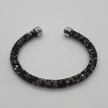 Lade das Bild in den Galerie-Viewer, SWAROVSKI Crystaldust Armreif Größe S Schwarz Dunkelgrau 5255902 oU