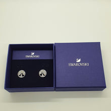 Lade das Bild in den Galerie-Viewer, SWAROVSKI Symbolic Tree of Life Ohrstecker Lebensbaum Weiß, Rhodiniert 5540301