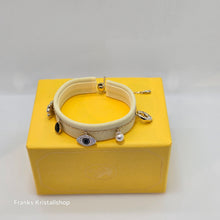 Lade das Bild in den Galerie-Viewer, SWAROVSKI Symbolica Armband Evil Eye Glücksklee und Hufeisen, Blau, Goldlegierungsschicht 5692162
