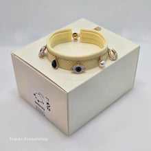 Lade das Bild in den Galerie-Viewer, SWAROVSKI Symbolica Armband Evil Eye Glücksklee und Hufeisen, Blau, Goldlegierungsschicht 5692162