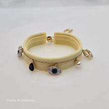 Lade das Bild in den Galerie-Viewer, SWAROVSKI Symbolica Armband Evil Eye Glücksklee und Hufeisen, Blau, Goldlegierungsschicht 5692162