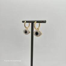 Lade das Bild in den Galerie-Viewer, SWAROVSKI Symbolica Drop-Ohrhänger Böser Blick, Blau, Goldlegierungsschicht 5692163