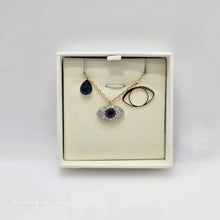 Lade das Bild in den Galerie-Viewer, SWAROVSKI Symbolica Halskette Böser Blick, Blau, Goldlegierungsschicht 5692178