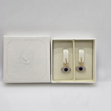 Lade das Bild in den Galerie-Viewer, SWAROVSKI Symbolica Drop-Ohrhänger Böser Blick, Blau, Goldlegierungsschicht 5692163
