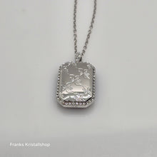 Lade das Bild in den Galerie-Viewer, SWAROVSKI Synthesis Halskette Violett Swanflower-Motiv 1158003