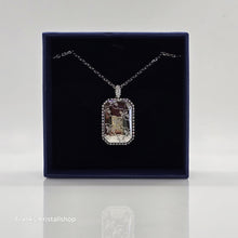 Lade das Bild in den Galerie-Viewer, SWAROVSKI Synthesis Halskette Violett Swanflower-Motiv 1158003