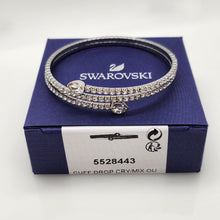 Lade das Bild in den Galerie-Viewer, SWAROVSKI Twisty Armreif Armband Größe M, Rhodiniert 5528443