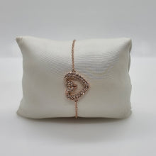 Lade das Bild in den Galerie-Viewer, SWAROVSKI Sublima Herz Armband Schwanenherz Mittel Weiß Roségold-Legierungsschicht 5628658