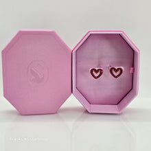 Lade das Bild in den Galerie-Viewer, SWAROVSKI Una Ohrstecker Herz, Klein, Rot, Goldlegierungsschicht 5634812