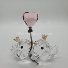 Lade das Bild in den Galerie-Viewer, SWAROVSKI Unzertrennliche Vögel Rosa Herz 5492226 oU