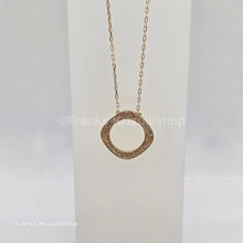 Lade das Bild in den Galerie-Viewer, SWAROVSKI Vio Halskette Kreis Ring, Vergoldet 5139554