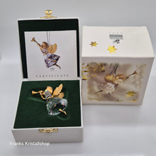 Lade das Bild in den Galerie-Viewer, SWAROVSKI Weihnachtsengel 1997 mit Trompete Christmas Memories 211085