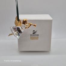 Lade das Bild in den Galerie-Viewer, SWAROVSKI Weihnachtsengel 1997 mit Trompete Christmas Memories 211085