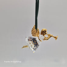 Lade das Bild in den Galerie-Viewer, SWAROVSKI Weihnachtsengel 1997 mit Trompete Christmas Memories 211085