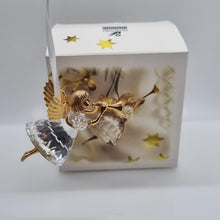 Lade das Bild in den Galerie-Viewer, SWAROVSKI Weihnachtsengel 1997 mit Trompete Christmas Memories 211085